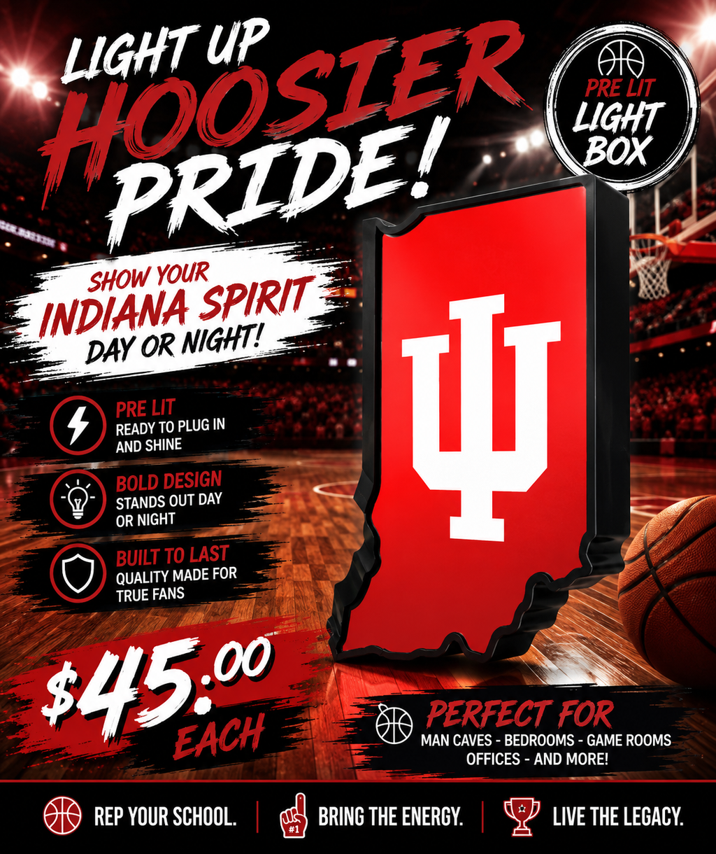 Indiana Hoosiers Light box!
