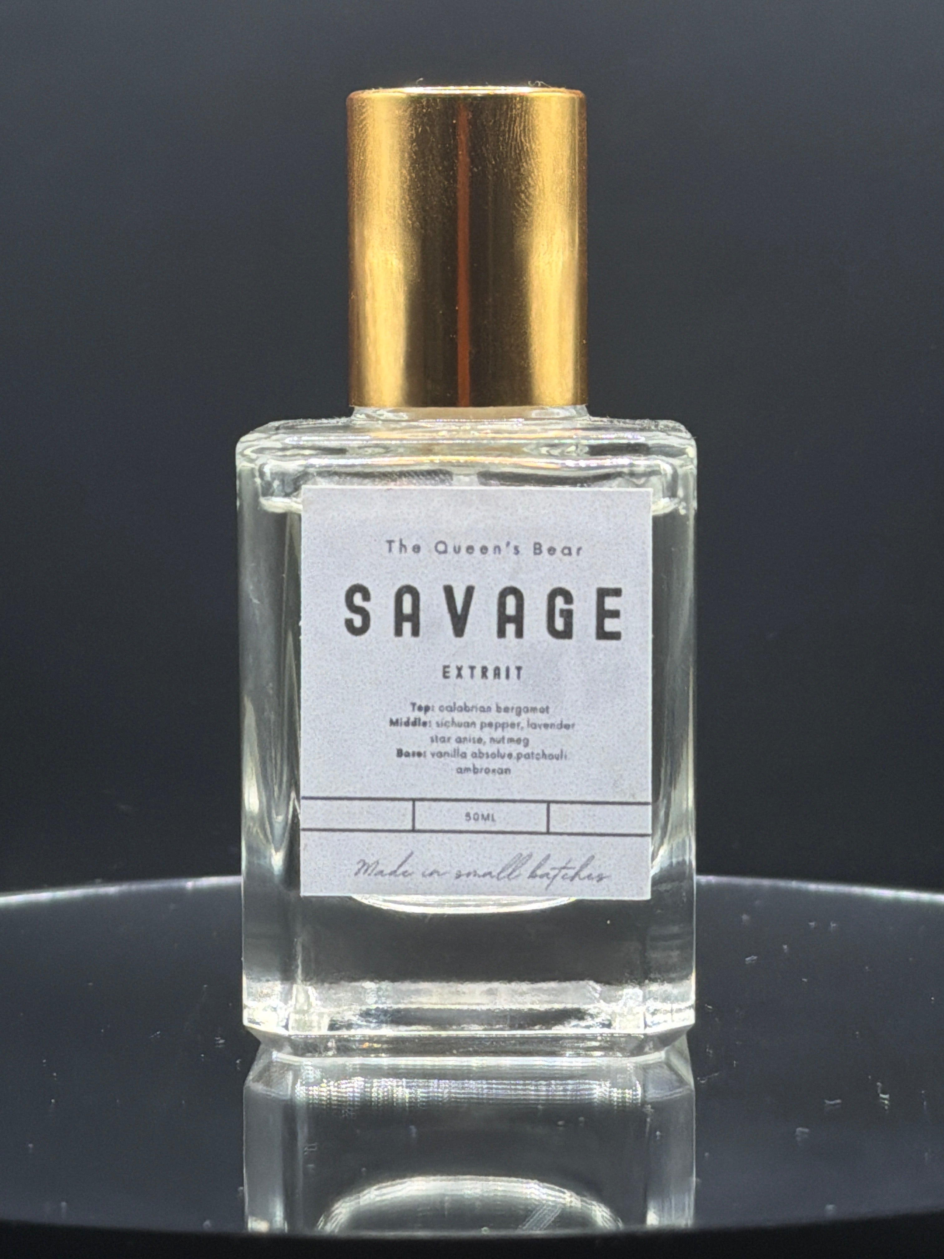 Queens Bear - Savage - inspired by Sauvage EDP