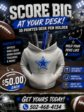 Dallas Cowboy Desk pen holder!  Pick any team!