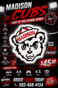 Madison Cubs light up box!