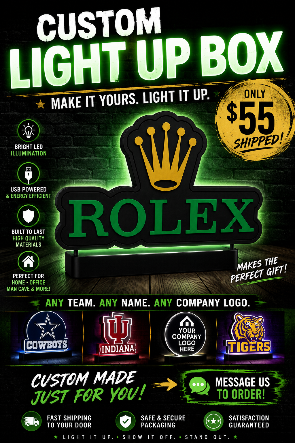 Rolex Light up Box!