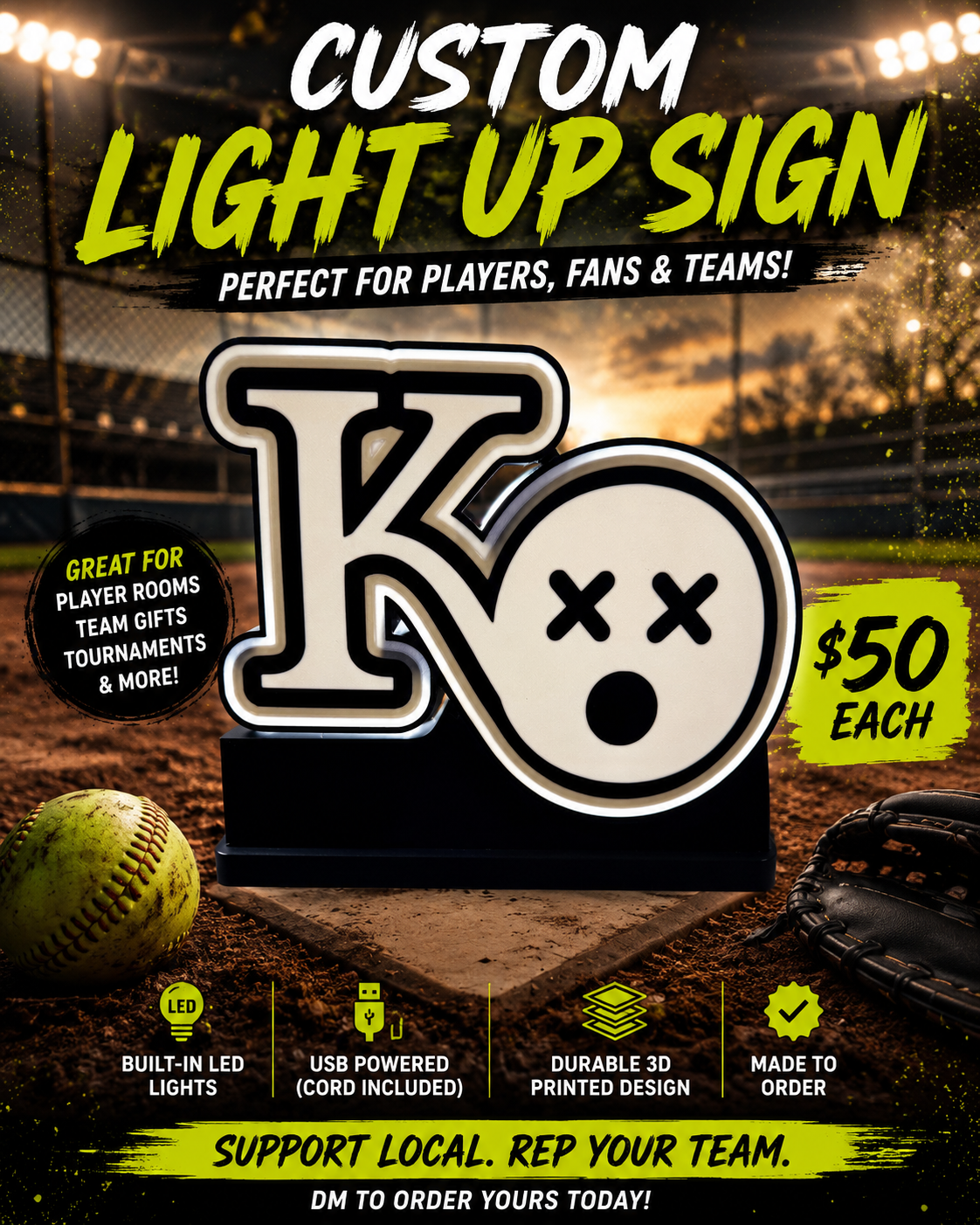 KO Travel Team light up box!